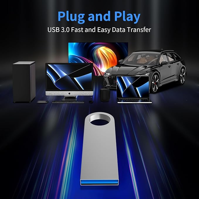 USB 3.0 Flash Drive 32GB 2 Pack, Wooolken High Speed USB 3.0 Thumb Drives Sleek - Image 6