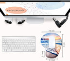 JIKIOU Mouse Pad, 2 Pack Ergonomic Mouse Pads - Image 2