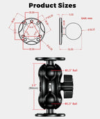 Aluminum Alloy Fish Finder Mount - Image 5