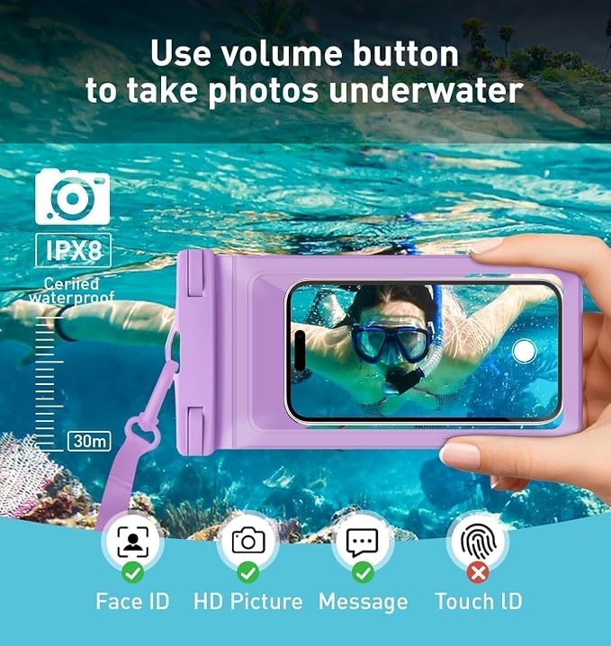 Universal Waterproof Phone Case, - Image 4