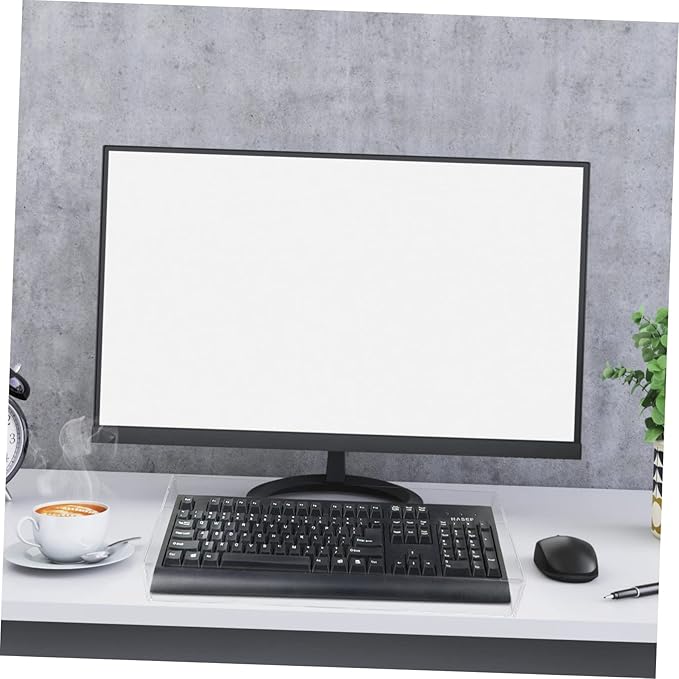 Cabilock Clear Desktop Computer Keyboard Cover Skin, Keyboard Cover, Acrylic - Image 3