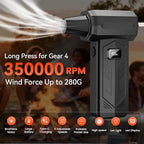 Compressed Air Duster, 000RPM Turbo Jet Blower - Image 3
