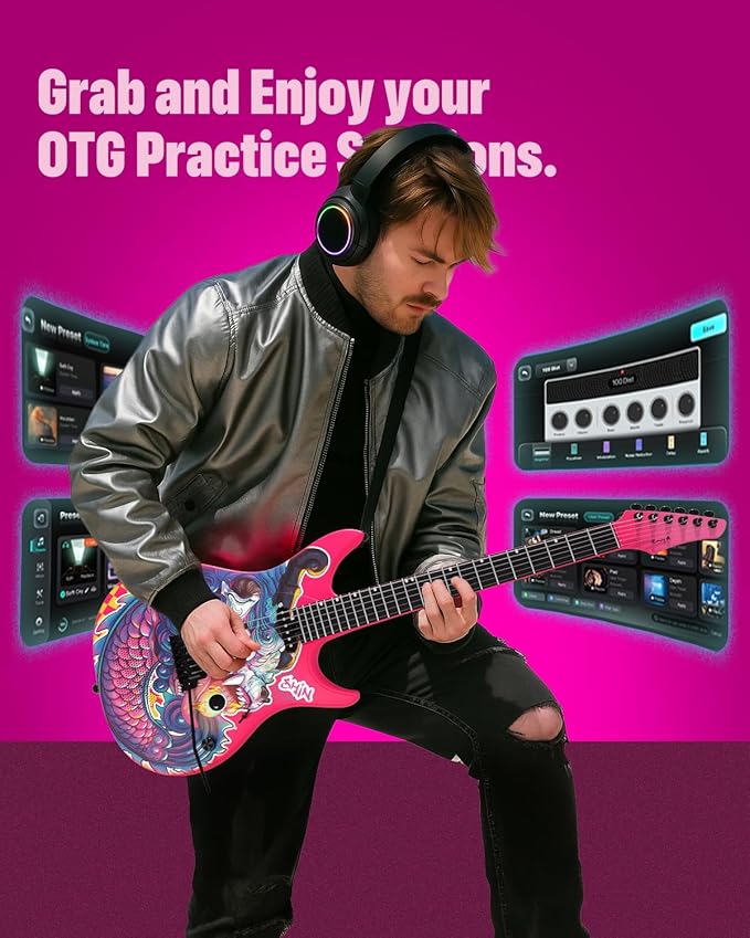 Enya Inspire 39" Smart Electric Guitar - Image 5