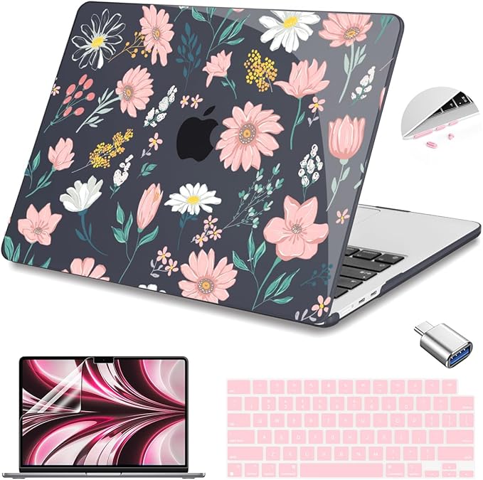 Teryeefi for MacBook Air M4 M3 M2 13 inch Case fits Model A3240 A3113 A2681 by Teryeefi