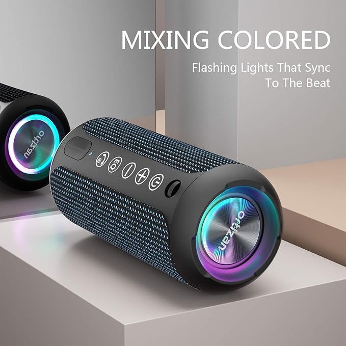 Ortizan Portable Bluetooth Speakers, IPX7 Waterproof Wireless Speaker - Image 2