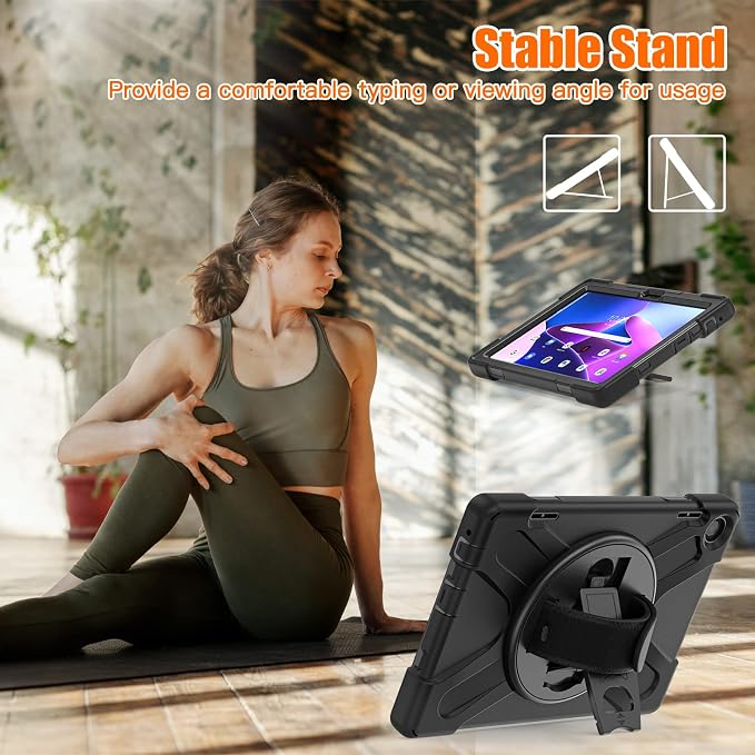 Junfire Shockproof Case for Lenovo Tab M10 3rd Gen 10.1 inch 2022, Heavy Duty - Image 5