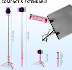Selfie Stick Tripod, Foldable Cellphone Tripod - Image 2
