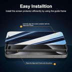 NEW'C 3 Pack Privacy for iPhone 15 Pro Screen Protector, Anti-Spy Tempered - Image 5