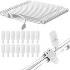 32Pcs Nearockle Cable Labels and Silicone Cable Ties Cable Management Set by ELECTRONICSORGANIZATION