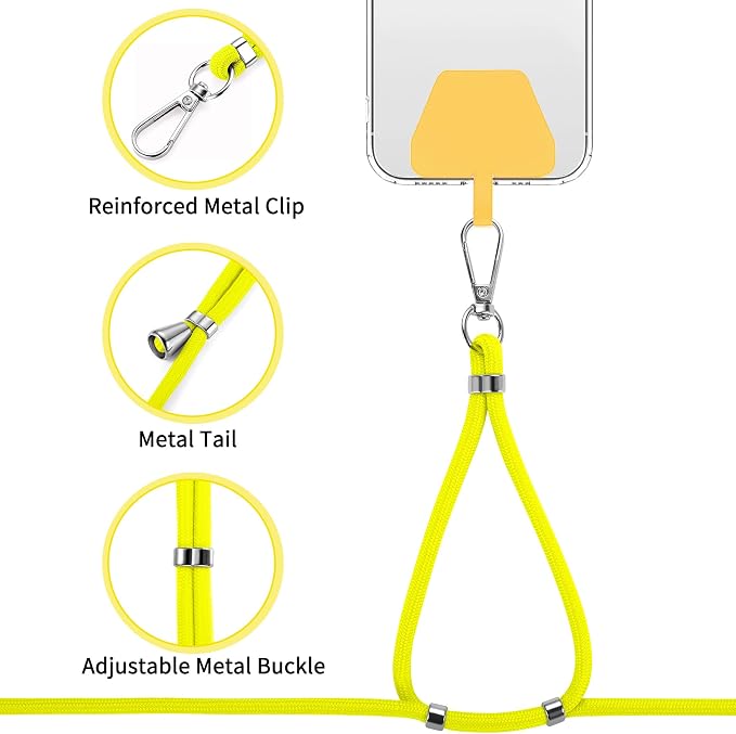 CACOE Phone Lanyard 2 Pcs-2 Pcs Adjustable Neck Strap, Universal Crossbody - Image 5