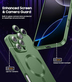 Magnetic for iPhone 16 Pro Case Slim Soft Silicone Bumper Shockproof Metallic - Image 4