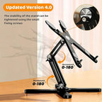 Moallia N86 360 Rotating Laptop Stand, Adjustable Height & Angle, Ergonomic - Image 2