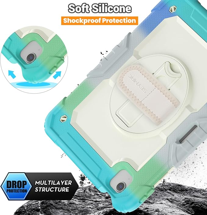 SEYMAC for iPad Air 5th/ 4th Generation Case 10.9", Full-Body Shockproof - Image 7