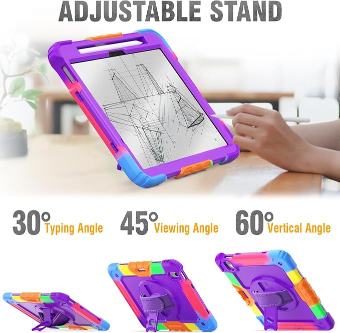 HXCASEAC Case for iPad Air 11 inch, Shockproof Design - Image 5