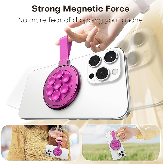 TAURI for Magsafe Suction Phone Grip, Universal Magnetic Suction Grip, 360 - Image 2