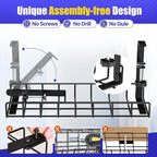 Under Desk Cable Management Tray 2 Pack, Xpatee Wire Management No Screws - Image 2