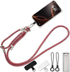 3-in-1 Adjustable Phone Lanyard Crossbody Cell Phone Neck Strap Universal by Unknown