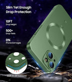 Magnetic for iPhone 14 Case Slim Soft Silicone Bumper Shockproof Metallic - Image 4