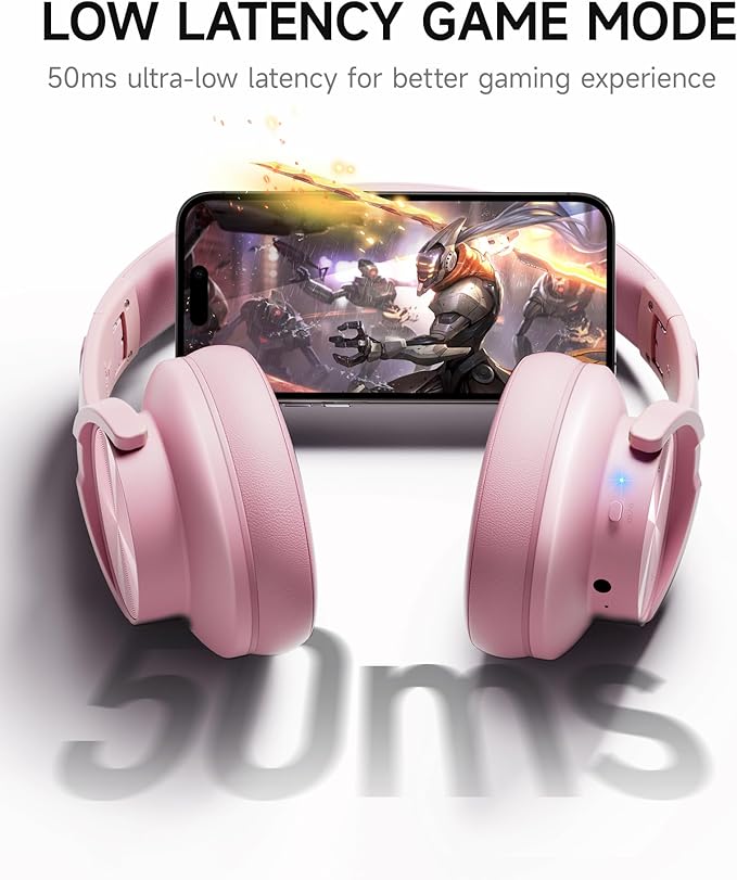 Picun B8 Headphones Wireless Bluetooth, 120H Bluetooth Headphone Over Ear - Image 8