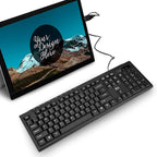 Rii RK907 Ultra-Slim Compact USB Wired Keyboard - Image 2