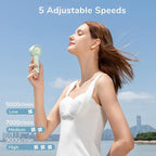JISULIFE Mini Portable Fan-Bladeless Safe Design, Powerful Turbo Handheld Fan - Image 2