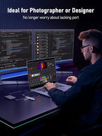 Lemorele USB C Dual Monitor Docking Station - Image 7