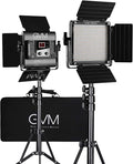 GVM 560 LED Video Light, Dimmable Bi-Color, 2 Packs Photography Lighting by GVMGreatVideoMaker