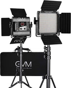 GVM 560 LED Video Light, Dimmable Bi-Color, 2 Packs Photography Lighting by GVMGreatVideoMaker