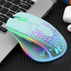 VEGCOO Wireless Gaming Mouse, C30 Silent Click Wireless Rechargeable Gaming - Image 2