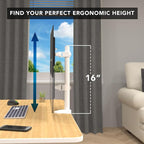 Mount-It! White Single Monitor Stand – Adjustable Desk Arm - Image 6
