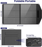 MARBERO 100W Portable Solar Panel 100 Watt Foldable Solar Panel Charger - Image 6