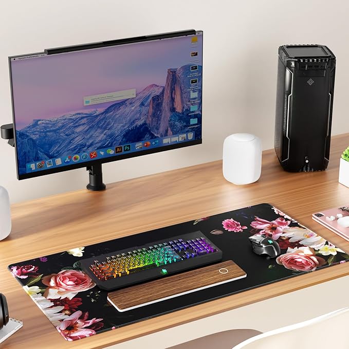 KTRIO Large Gaming Mouse Pad Desk Mat, Superior Micro-Weave Cloth, Non-Slip - Image 6