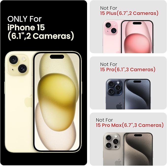 FireNova Designed for iPhone 15 Case, Silicone Upgraded Phone Case with - Image 6
