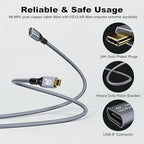 20Gbps USB C 3.2 Extension Cable, USBC 3.2 Gen2 Type-c Male to Female Extender - Image 5