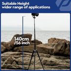 Fotopro Mini Tripod with Ball Head Phone Mount Detachable Selfie Stick Folded - Image 3
