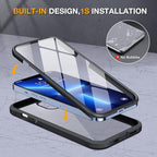 Miracase Glass Case for iPhone 13 Pro Max 6.7 inch, Upgrade Full-Body Clear - Image 4