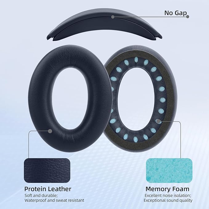 Ear Pads Replacement Headband Cushion Foam - Image 4