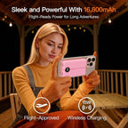 Magnetic Portable Charger, 16800mAh Wireless Power Bank, - Image 2