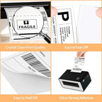 40 Rolls 4" x 6" Direct Thermal Printer Label, 250 Labels/Roll, Total 10000 - Image 4