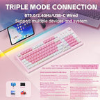 AULA S99 Gaming Keyboard, Wireless Computer Keyboards, Tri-Mode Bluetooth - Image 3