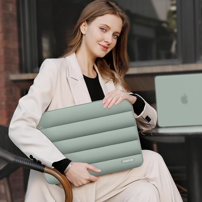 MOSISO 15-15.6 inch Laptop Case, 16 inch Puffy Laptop Sleeve Compatible - Image 6