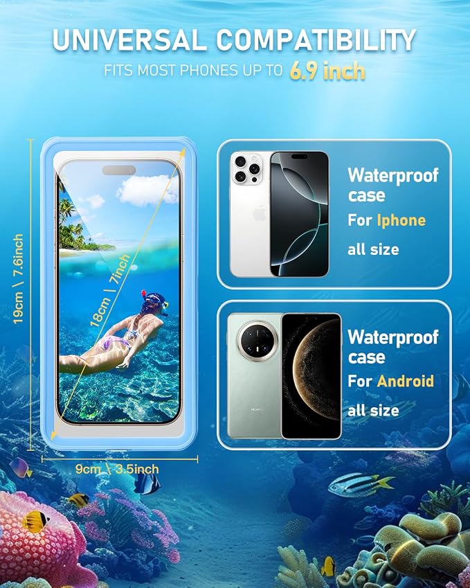 Waterproof Phone Pouch, IPX8 Waterproof Phone Case - Image 6