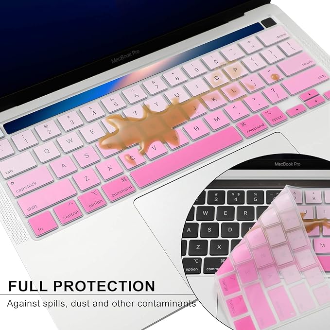 Allinside Keyboard Cover Skin for 2020 MacBook Pro 13 inch A2338 M1 A2251 A2289 - Image 4