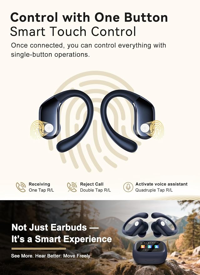 Wireless Earbuds, ANC Noise Cancelling Sport Ear Buds - Image 4