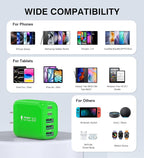50W USB C Wall Charger Block, 5-Port C Charger Fast Charging Block PD Power - Image 5