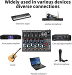Dj Mixers 7 Channel Audio Mixer Sound Board - Image 5