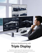 Baseus Laptop Docking Station, 11 in 1 Triple 4K Display HDMI/DP, 10Gbps USB - Image 3