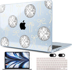 MEEgoodo Case for MacBook Air M4/M3/M2 13.6 inch 2025 2024 2022, Fit Model by MEEgoodo