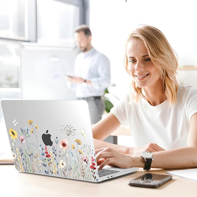 G JGOO Compatible with MacBook Air 13 inch Case 2025 2024 2023 2022 M4 A3240 M3 - Image 8