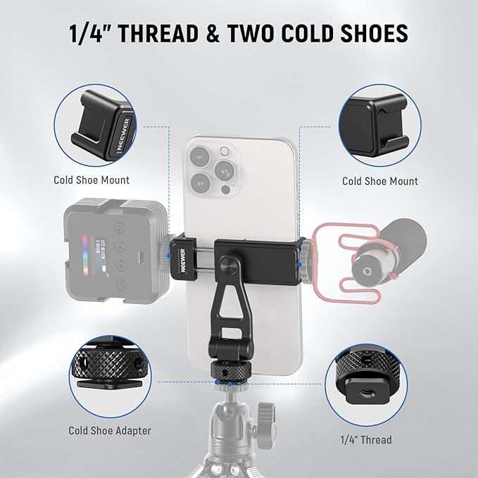 Neewer Metal Phone Tripod Mount - Image 5